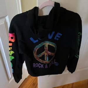 Girls butter zip sweatshirt